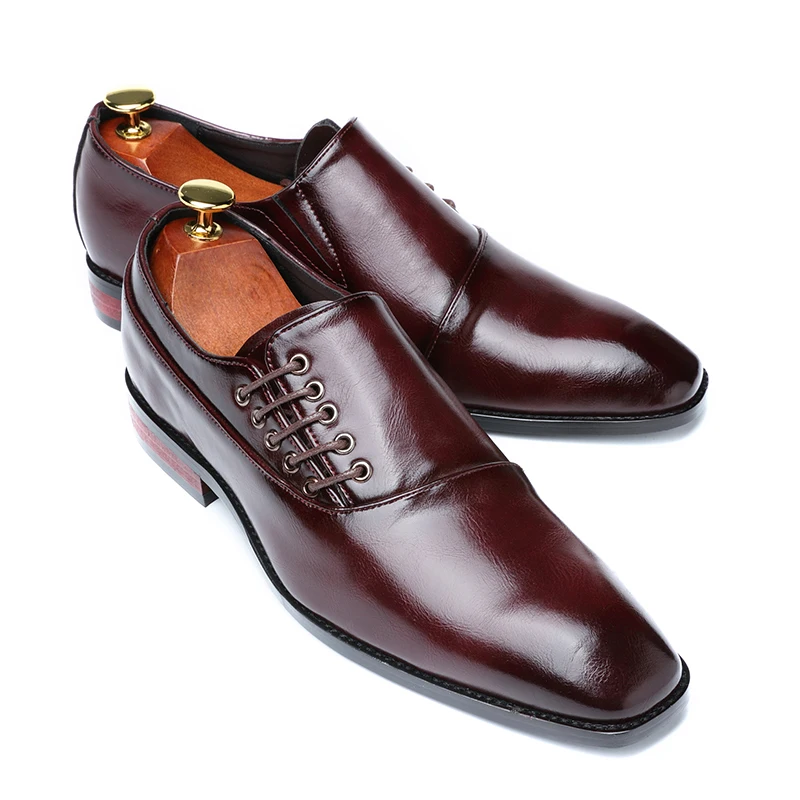 Мужские классические дизайнерские деловые офисные туфли на шнуровке лоферы