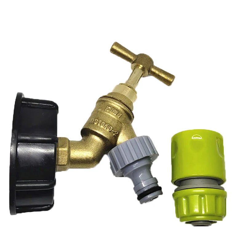Durable IBC Adapter S60x6 Coarse Thread Ball Valve Outlet For Rainwater Tank Home Garden Supplies | Дом и сад
