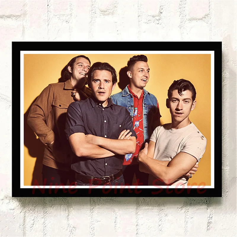 Рок-Группа Arctic Monkeys с белым покрытием бумажные плакаты настенные домашний бар плакаты домашний Декор подарок бескаркасные