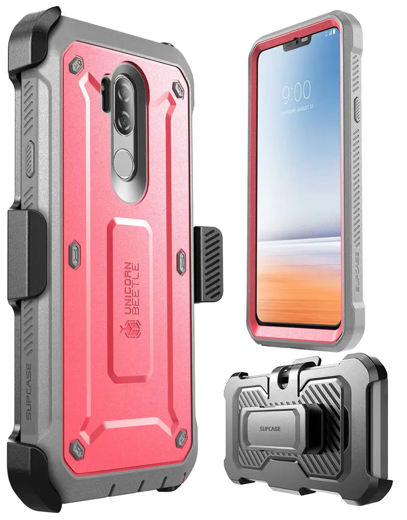 SUP чехол для LG G7 чехол thinq крышка 6,1 дюймов UB Pro полный корпус прочная кобура клип Защитный чехол со встроенной защитной пленкой