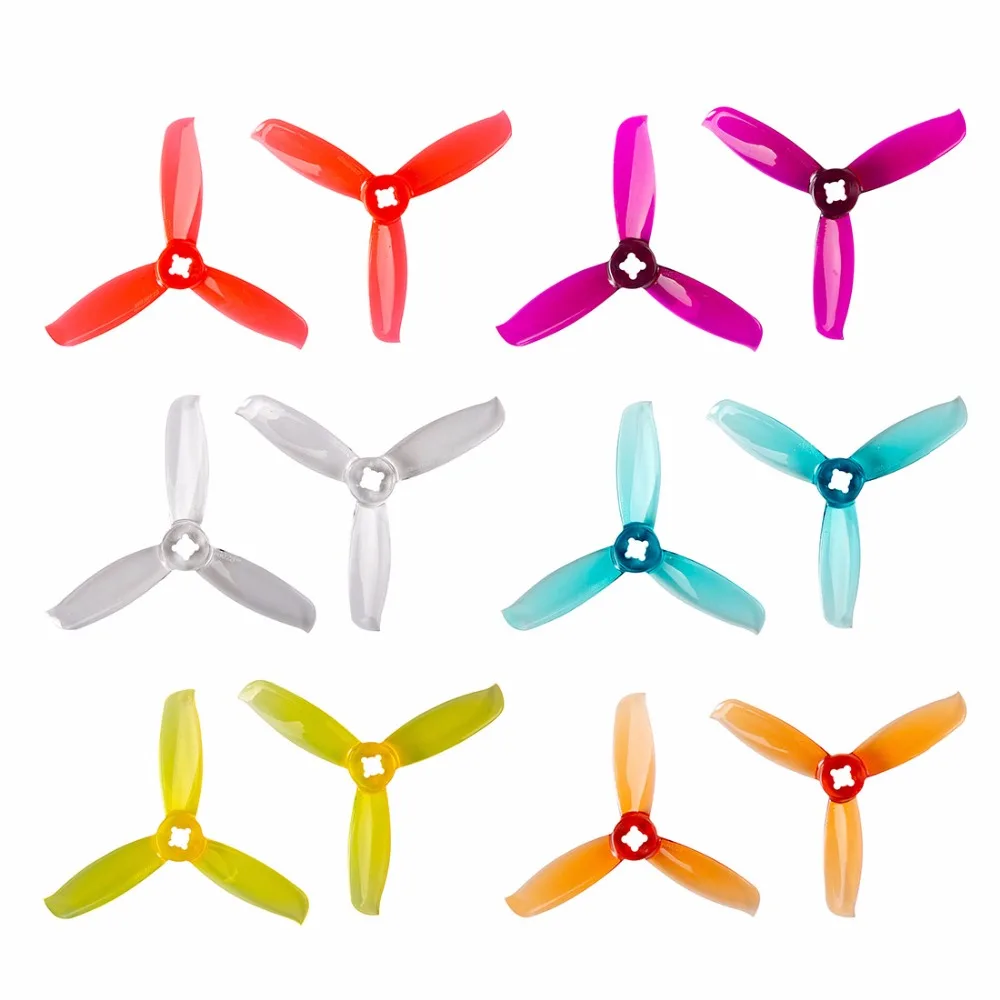 

10pairs / 20pcs GEMFAN 3028 PC Propeller 3 inch Paddle CW CCW Props for FPV Drone Quadcopter Multicopter