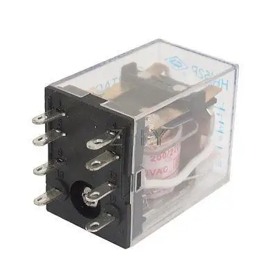 HH52P AC 220V Катушка 8 Pin DPDT плагин светодиодный индикатор реле питания 5A 240VAC 28VDC|Реле| |