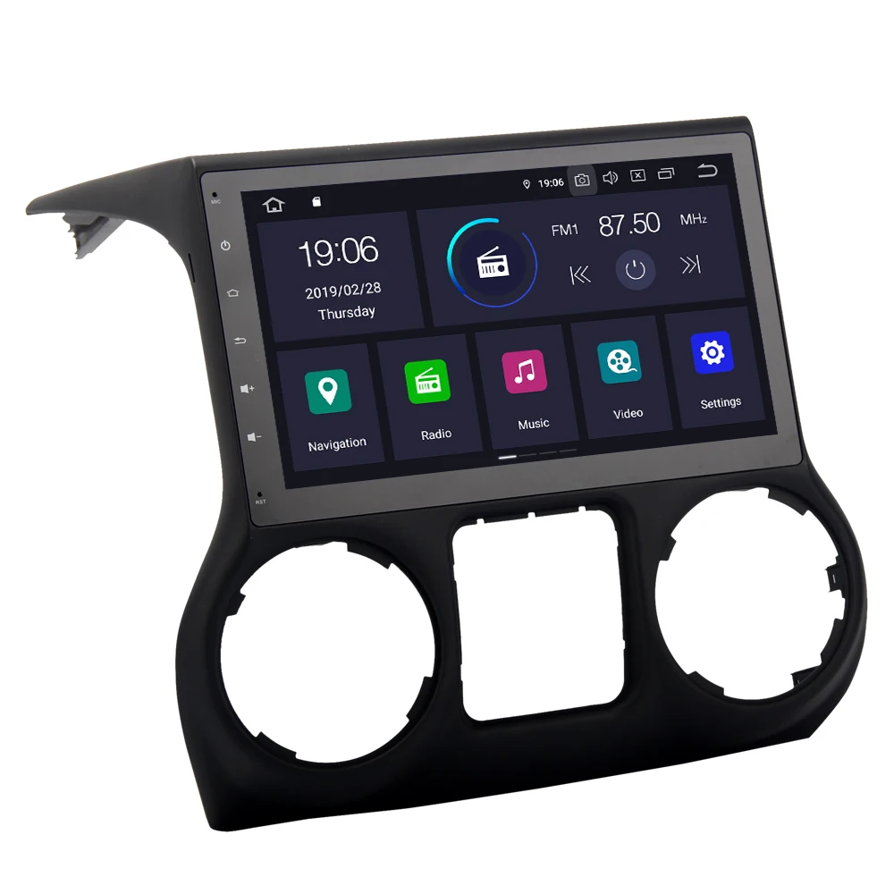 10 2 &quotIPS экран PX 1Din автомобиль Android 9 0 для Jeep Wrangler радио 2011 2012 2013 2014 2015 2016 HDMI Bluetooth 1080P