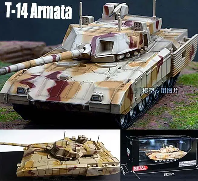 Россия T 14 Armata MBT пустынный камуфляж 1/72 Танк Panzerkampf Модель литья под давлением| |