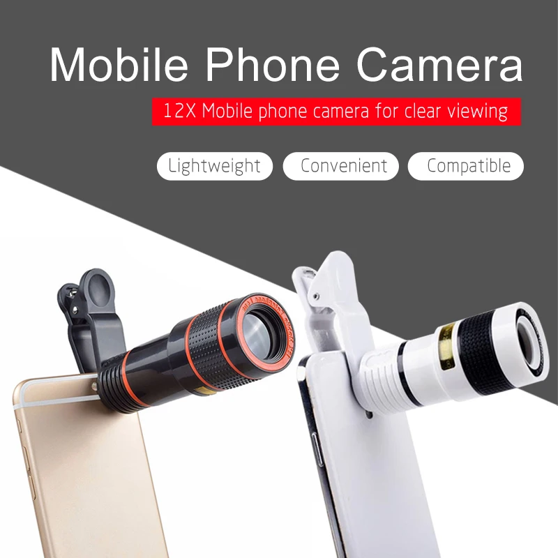 Универсальное 12x монокулярное Масштабирование HD оптические Объективы для