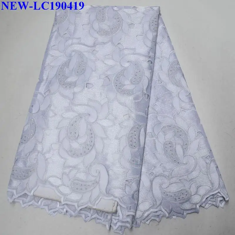 African Lace Fabric Swiss Voile Laces Fabrics High Quality Cotton French 100% For Women dress NXE03 | Дом и сад