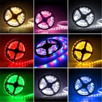 5M SMD RGB 5050 60LED/M 300LEDs Cold/Warm White/Red/Green/Yellow/blue Led Strip Light Waterproof/No-waterproof