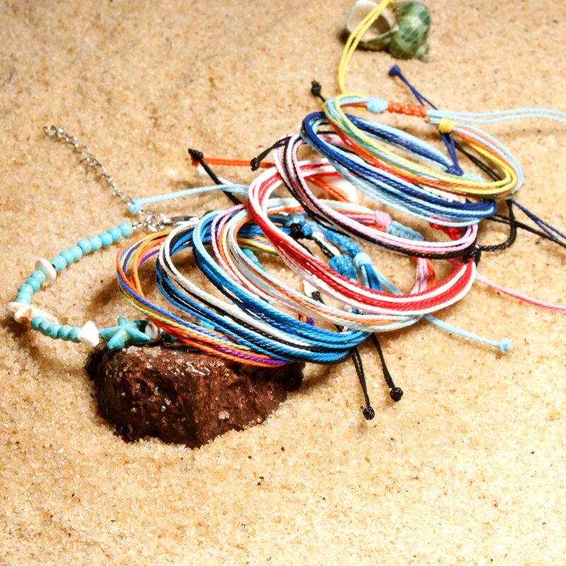 1 комплект богемный многониточный браслет на лодыжку с морскими звездами