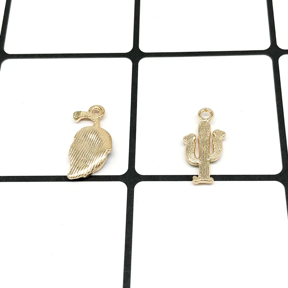 Новинка 20 шт модные амулеты эмалевые Листья Сплав Кулон делая подарок браслет из