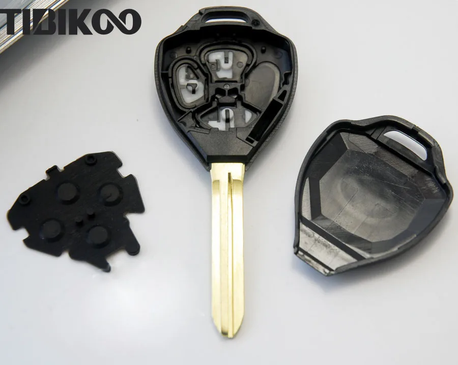 Replacement Key Case For Toyota Camry/Reiz Remote Shell 3 Buttons 20PCS/Lot | Автомобили и мотоциклы