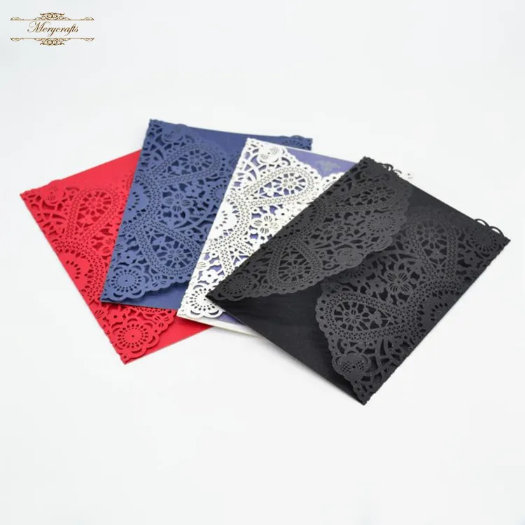 Современные кружевные белый лазерный разрез nepali дизайн свадебных приглашений|card