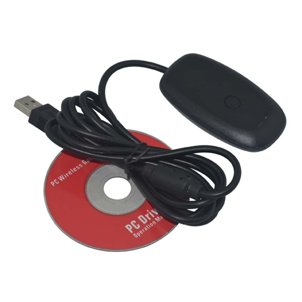 50 шт. беспроводной USB ПК игровой приемник для xbox 360 контроллер геймпад адаптер с CD