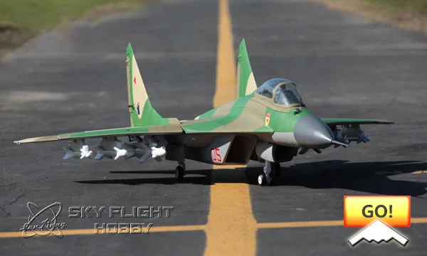 Skyflight LX модель RC Твин 70 мм воздуховод вентилятор самолет jet MIG29 MIG 29 PNP