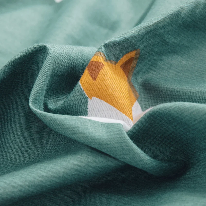 Продукт 1 шт хлопок печать кровать набор матрасов с четырьмя углами и простыней с эластичными лентами