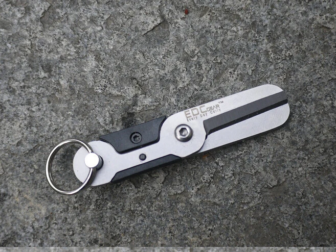 Мини-Ножницы EDCGEAR из нержавеющей стали с пружинной защелкой инструмент защитой