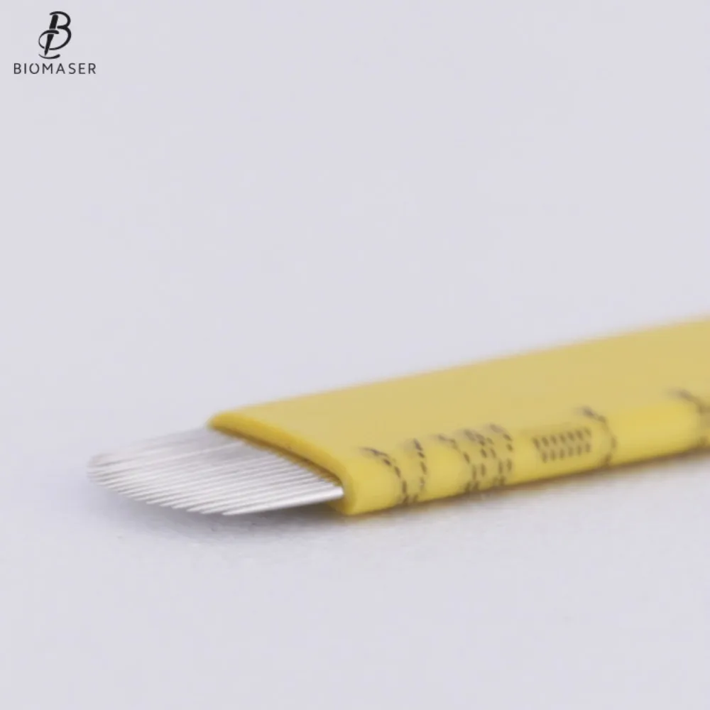 100 шт. иглы для татуажа микроблейдинг лезвия бровей перманентные перманентного