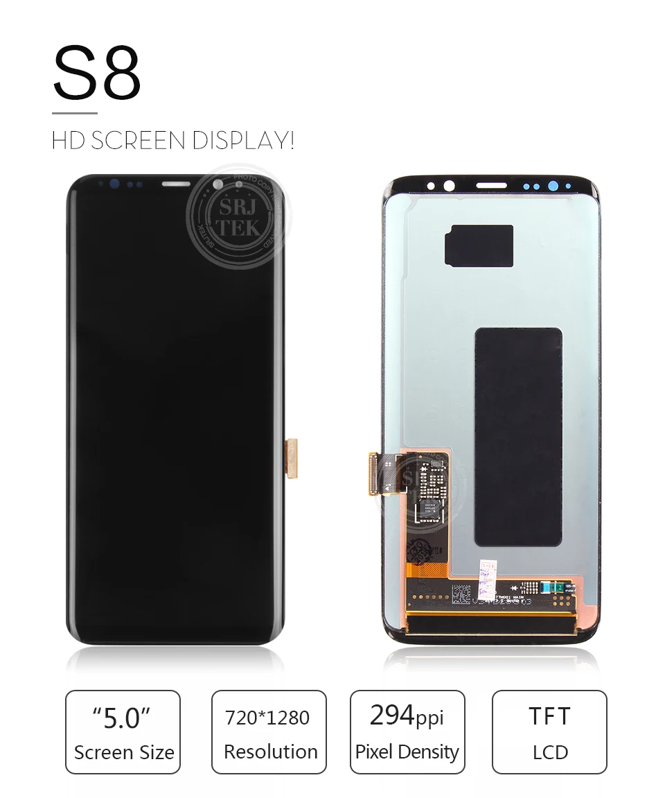 AMOLED для SAMSUNG S8 ЖК-дисплей сенсорный экран дигитайзер Замена для SAMSUNG GALAXY S8 Plus ЖК SAMSUNG S8 ЖК