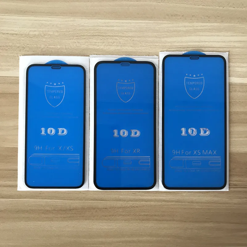 Премиум 10D закаленное стекло для iPhone 6 6 S 7 8 Plus полное покрытие Защитная пленка для iPhone 7 стекло на iPhone X закаленная пленка