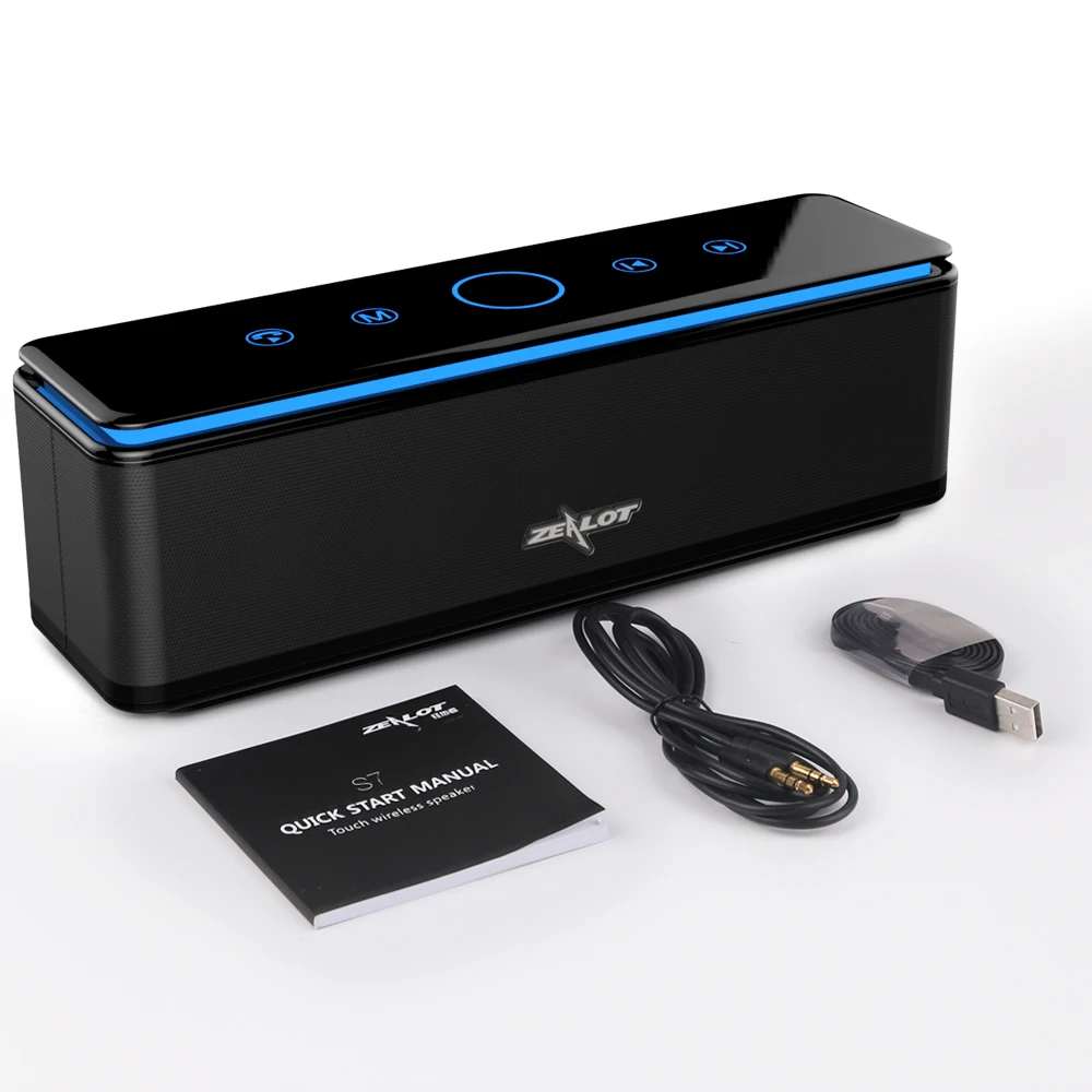 ZEALOT S7 Soundcore портативный беспроводной bluetooth динамик с двойным драйвером богатые