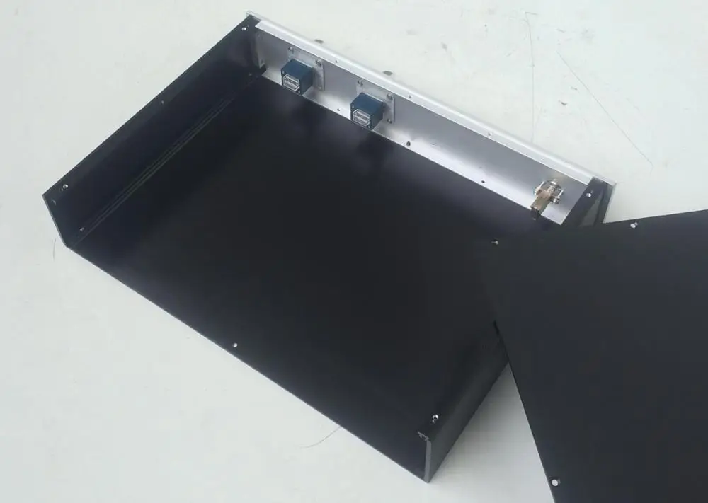 Полностью алюминиевый усилитель BZ4308 VU Meter шасси/предусилитель/Встроенный