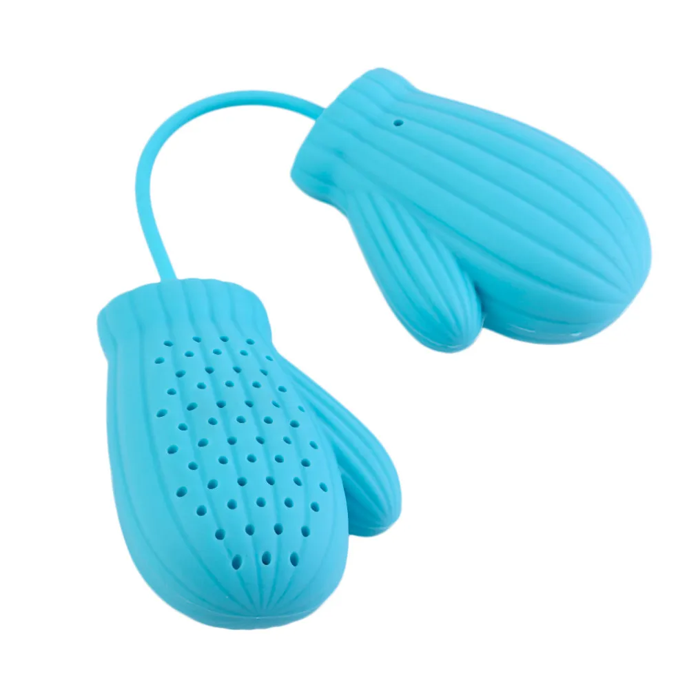 Новый специальный дизайн домашние перчатки Санта Клауса форма чайного фильтра