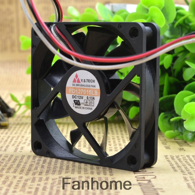 Для Yuanshan Y. S. TECH 7 см FD127015LB 7015 12 V 0.13A бесшумный охлаждающий вентилятор|Кулеры и
