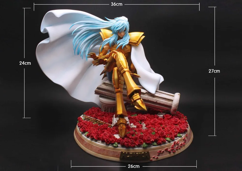Модели поклонников INSTOCK ST Seiya gold ST 27 см LOST CANVAS Pisces Albafica/Arubafika GK статуя из смолы фигурка для коллекции