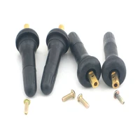4pc tpms rubber snap in tire pressure sensor valve stem service kit replacemen for 17 20008 20008 tire valves for buick