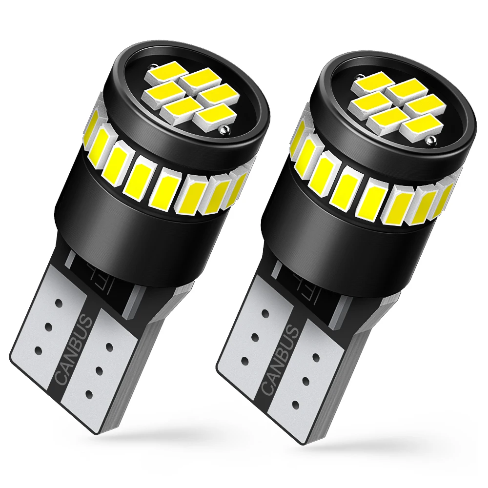 2x T10 W5W светодиодные лампы Canbus 168 194 парковочные фары автомобиля для VW Golf 4 5 6 7 Passat B5