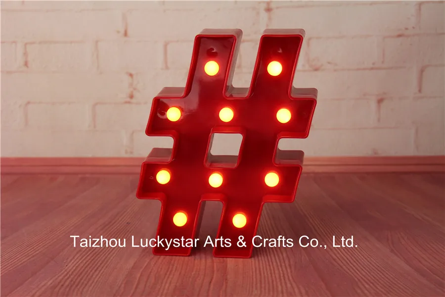 Новинка Бесплатная доставка Мини хэштегом светодиодная вывеска шатер