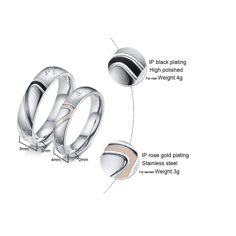 SIZZZ кольцо его королевы ее короля подарок для девушки мальчика друга