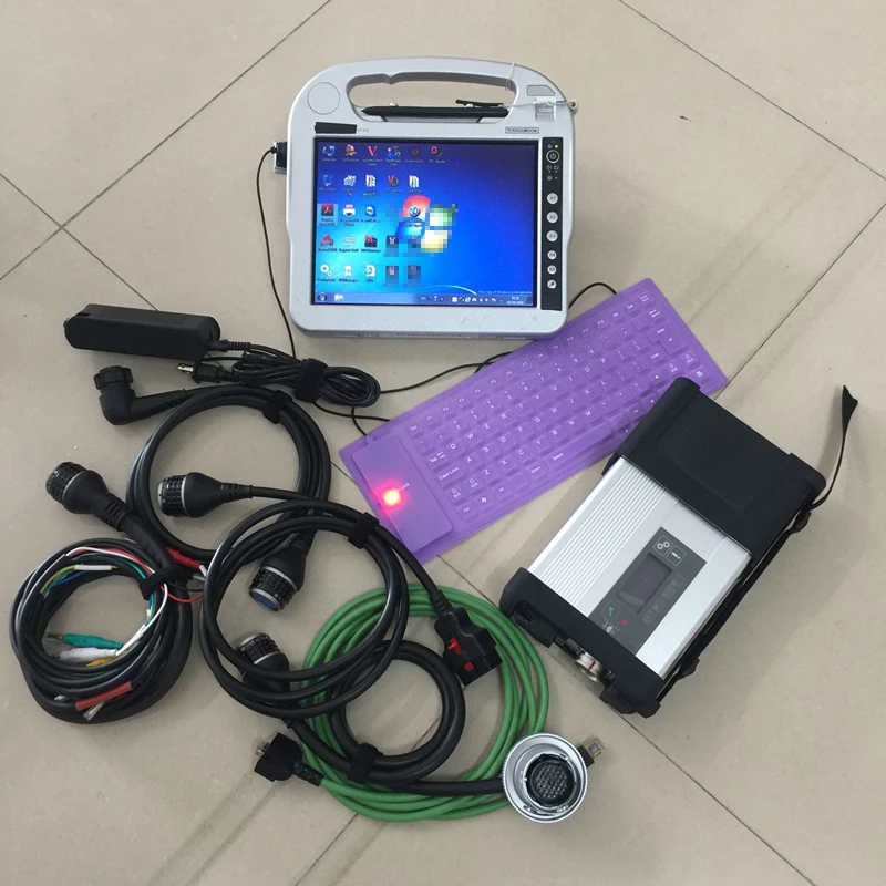 

Супер MB Star C5 SD Подключение к планшету CF-H2 I5 Toughbook диагностический ПК с mb star c5 новейшее программное обеспечение 2021,03 SSD для sd c5