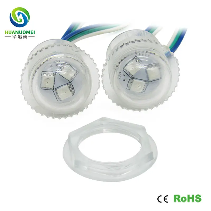 Пиксельный светодиодный модуль s 5050 smd SM16703 26 мм 3 светодиода 12 В|pixel led module|addressable