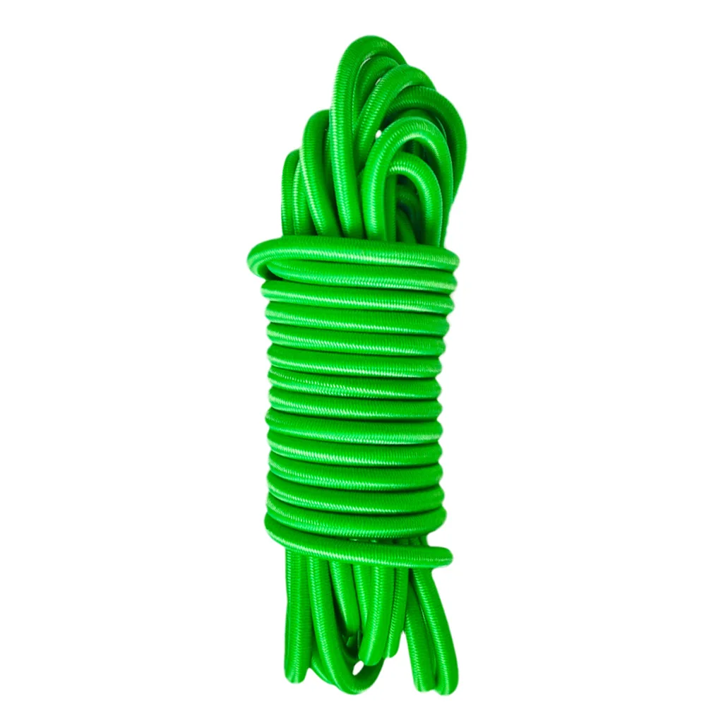 

Strong Elastic 4mm Rope Cord Bungee Marine Grade Shock Rope Tie Down Stretch 10m Outdoor Project Tents Kayak Boat Accessories