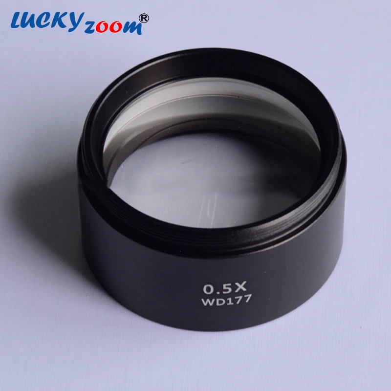 Luckyzoom SZM 0.5X Вспомогательный объектив для тринокулярного стереомикроскопа с зумом
