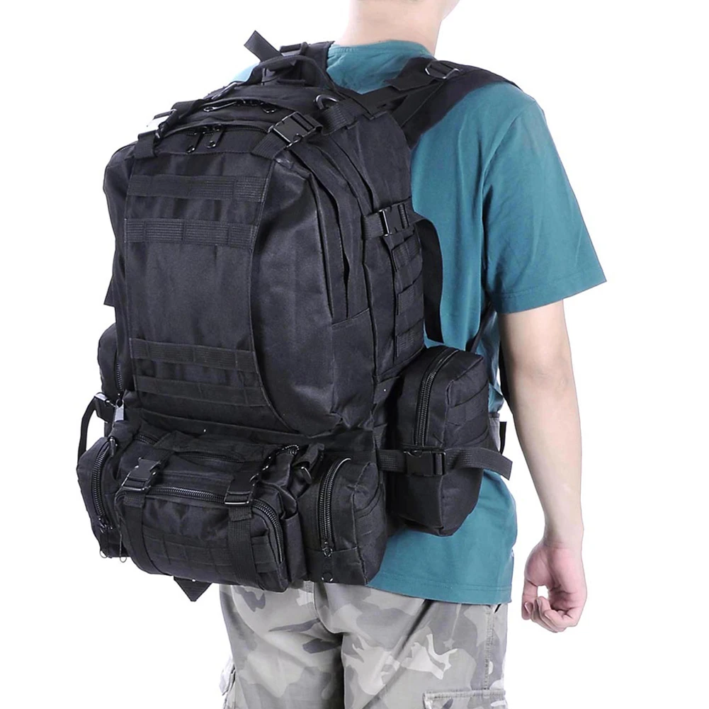55L Оксфорд ткань практичный Кемпинг Треккинг Рюкзак армейская Военная Охота Молл