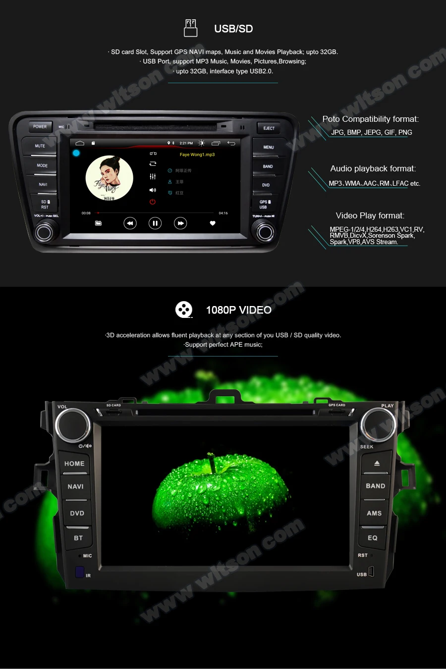 WITSON Android 9,1 Автомагнитола для FIAT 500 2 Гб ОЗУ 16 ГБ флеш gps Авто Стерео навигация+ DAB+ OBD+ TPMS+ DVR+ wifi