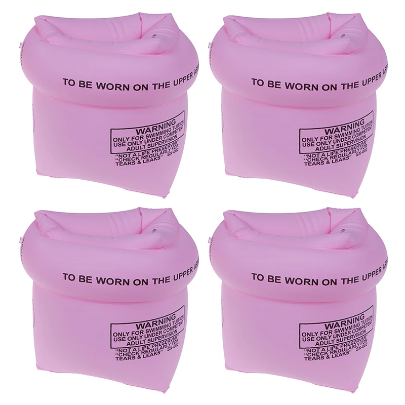 2 пары (4 шт.) портативных пластиковых аксессуаров для детей поплавки плавательные