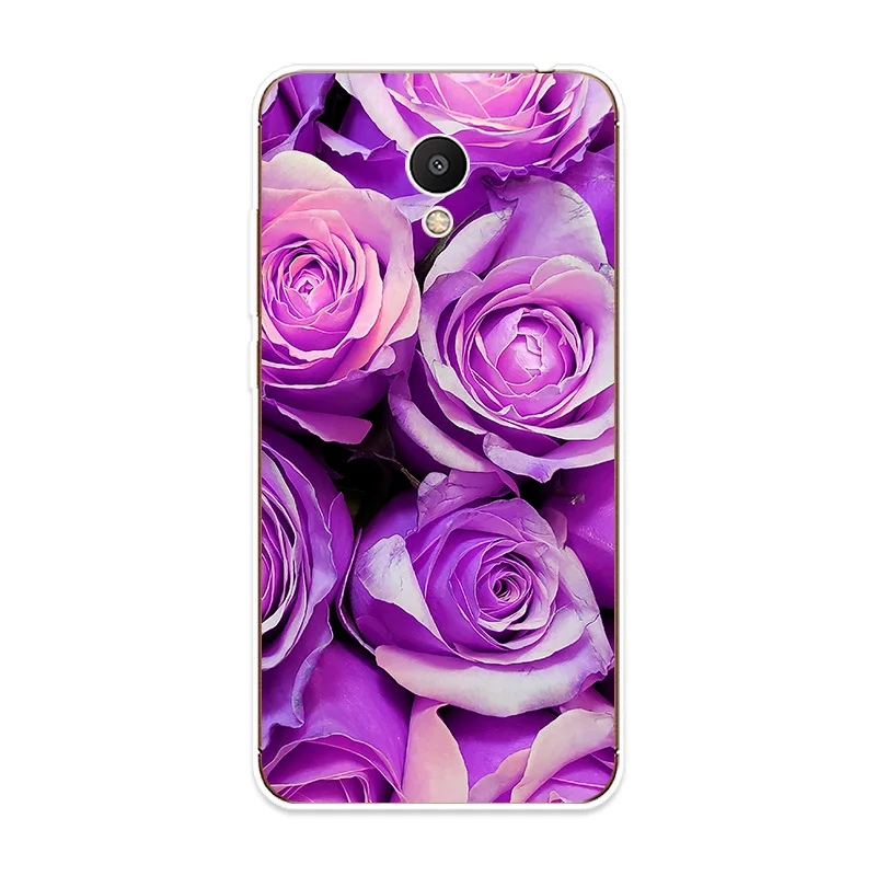 Чехол для телефона Meizu M3 M5 M6 NTOE M3S M5S M5C M6S M6T U10 U20 чехол с фиолетовым цветком и