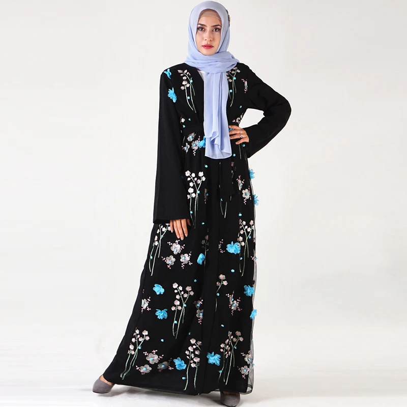ИД Дубай Abaya кимоно мусульманское модное платье Abayas для женщин кафтан