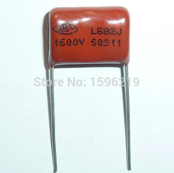 20 шт. Конденсатор CBB 682 1600 в 682J 1.6KV 6800pF 6.8nF P15 CBB81 Металлизированный Полипропиленовый