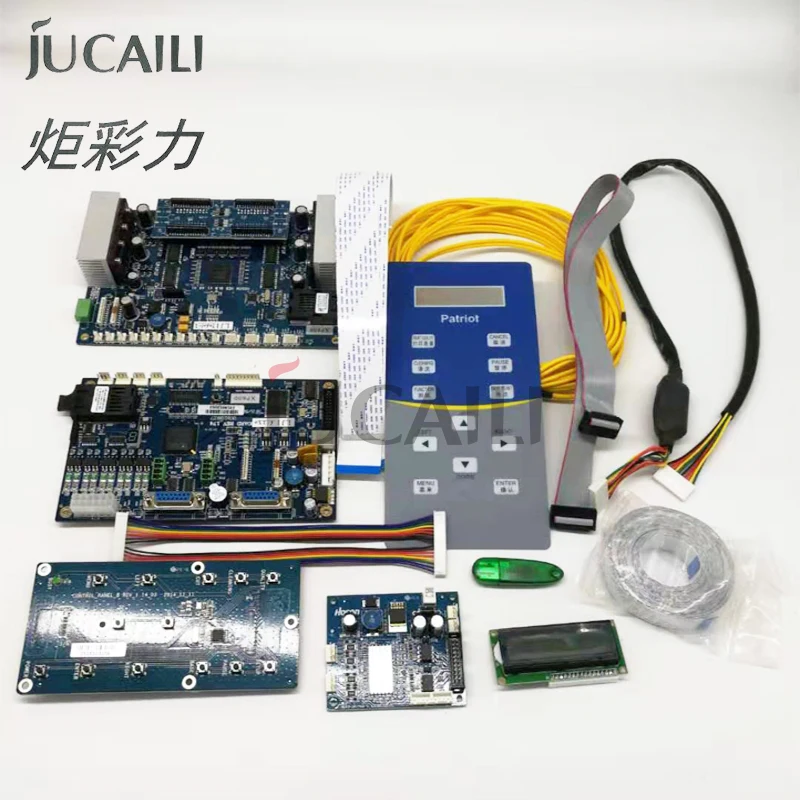 Jucaili один набор двойной xp600 dx5 dx7 5113 печатающая головка Hoson плата принтера для эко сольвентного принтера