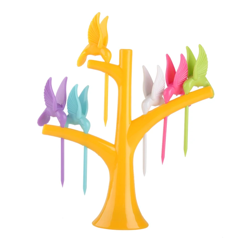 Лидер продаж столовая посуда столовые приборы вилка для фруктов искусственные