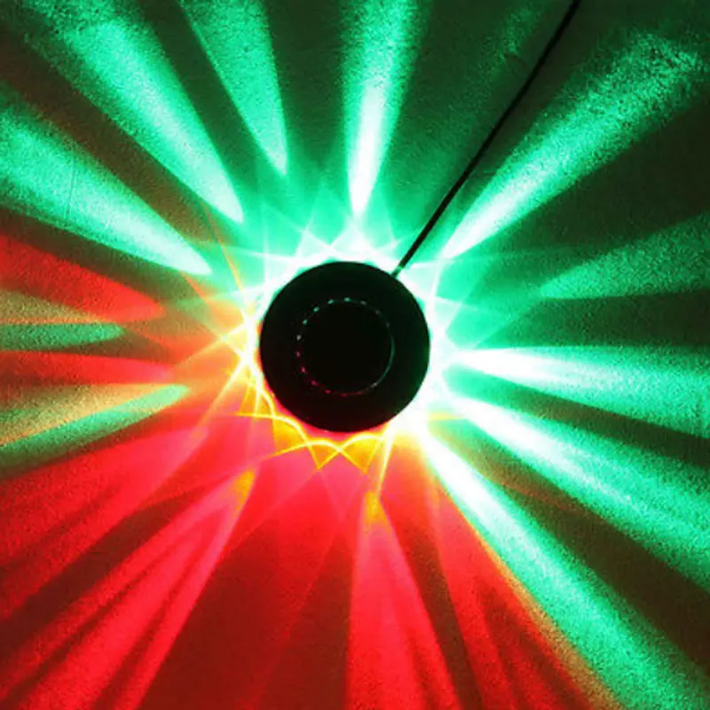 SPLEVISI Sunflower 48LED Авто вращающийся LED RGB сценический свет для бара вечеринки диско DJ
