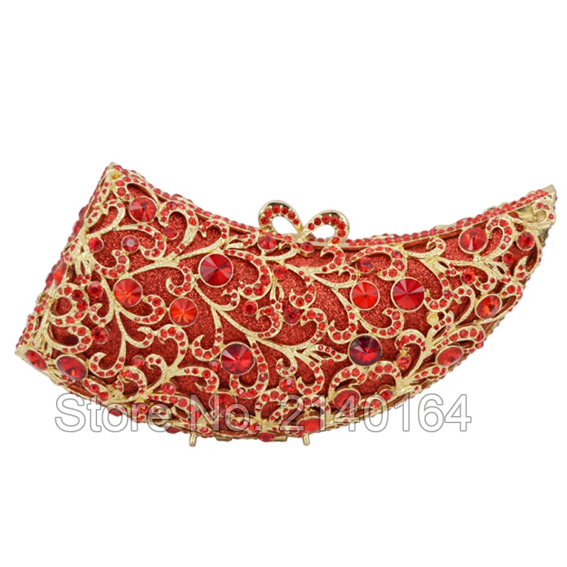 Новые женские вечерние сумки роскошный клатч с кристаллами кошелек рогами