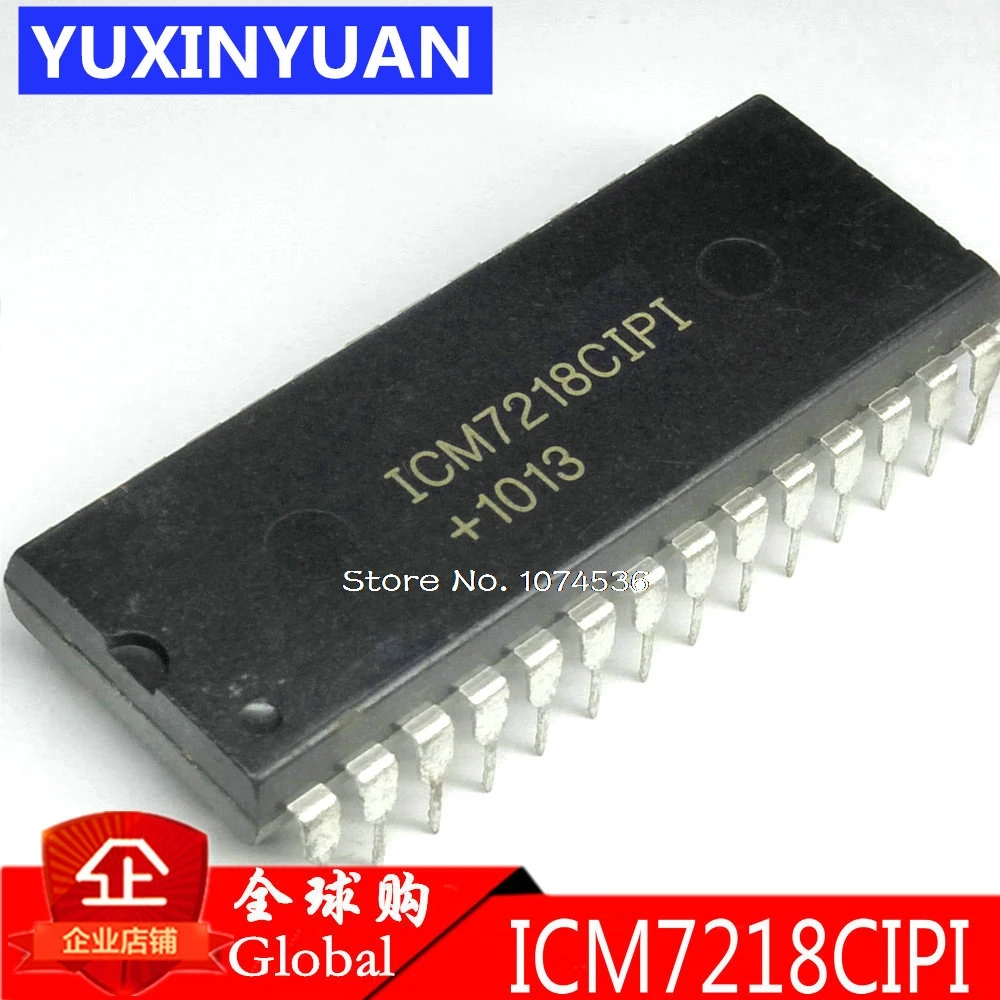 ICM7218AIPI ICM7218BIPI ICM7218CIPI ICM7218 DIP28 YUXINYUAN, 2 шт.