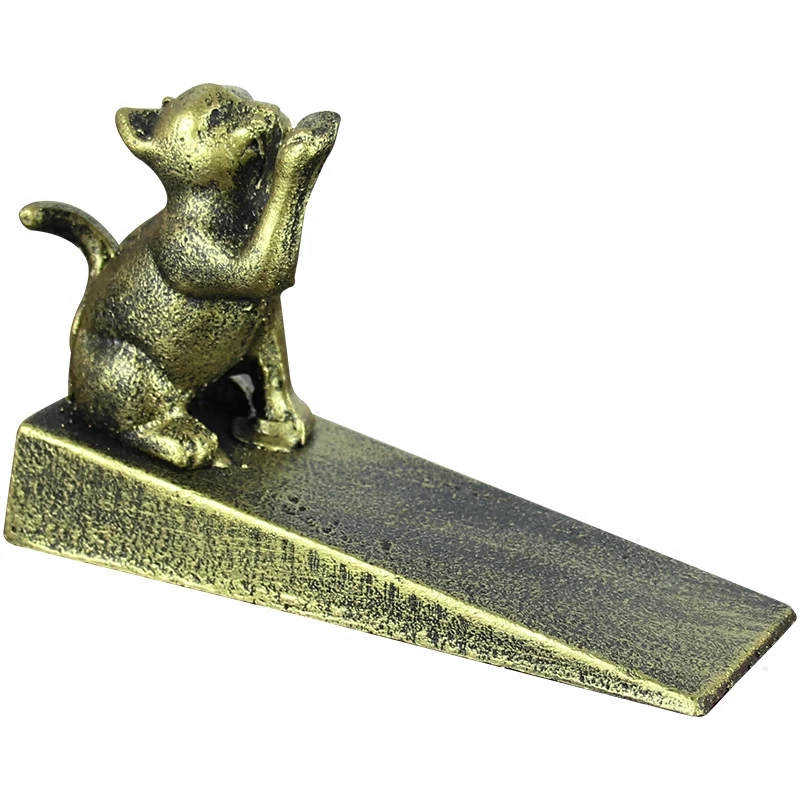 Чугунное украшение для сада дверной ограничитель креативная дверная