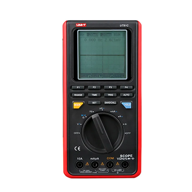 UNI T UT81C цифровой мультиметр тестер LCD Подсветка 16 МГц 80 мс/с частота дискретизации