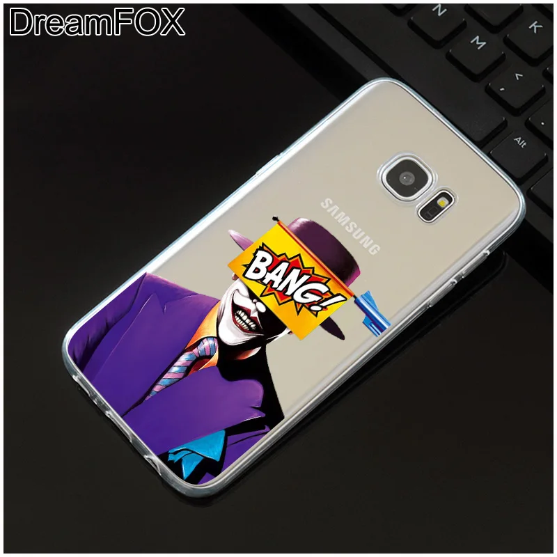 DREAMFOX L060 Джокер Квинн Мягкий ТПУ силиконовый чехол для samsung Galaxy Note S 7 8 9 10 10e 11 11e Lite