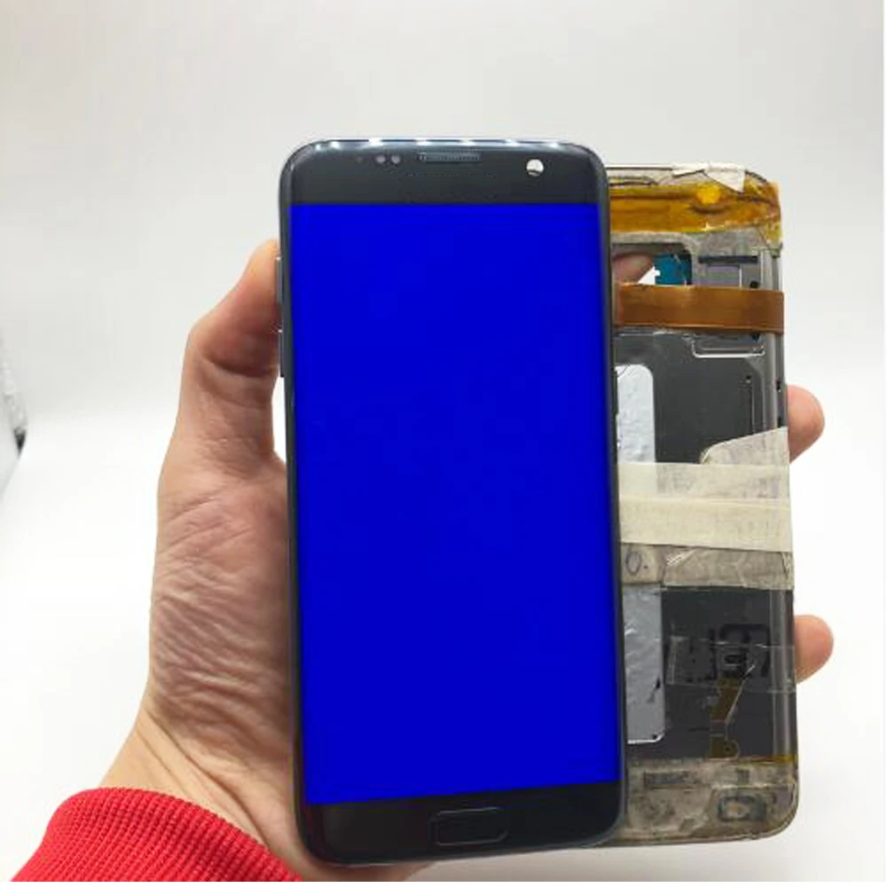 Sinbeda Super AMOLED ЖК дисплей для SAMSUNG GALAXY Note 5 сборный сенсорный монитор N9200 N920F N920T N920A N920V